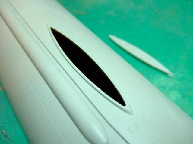 切割後的艦塔部位